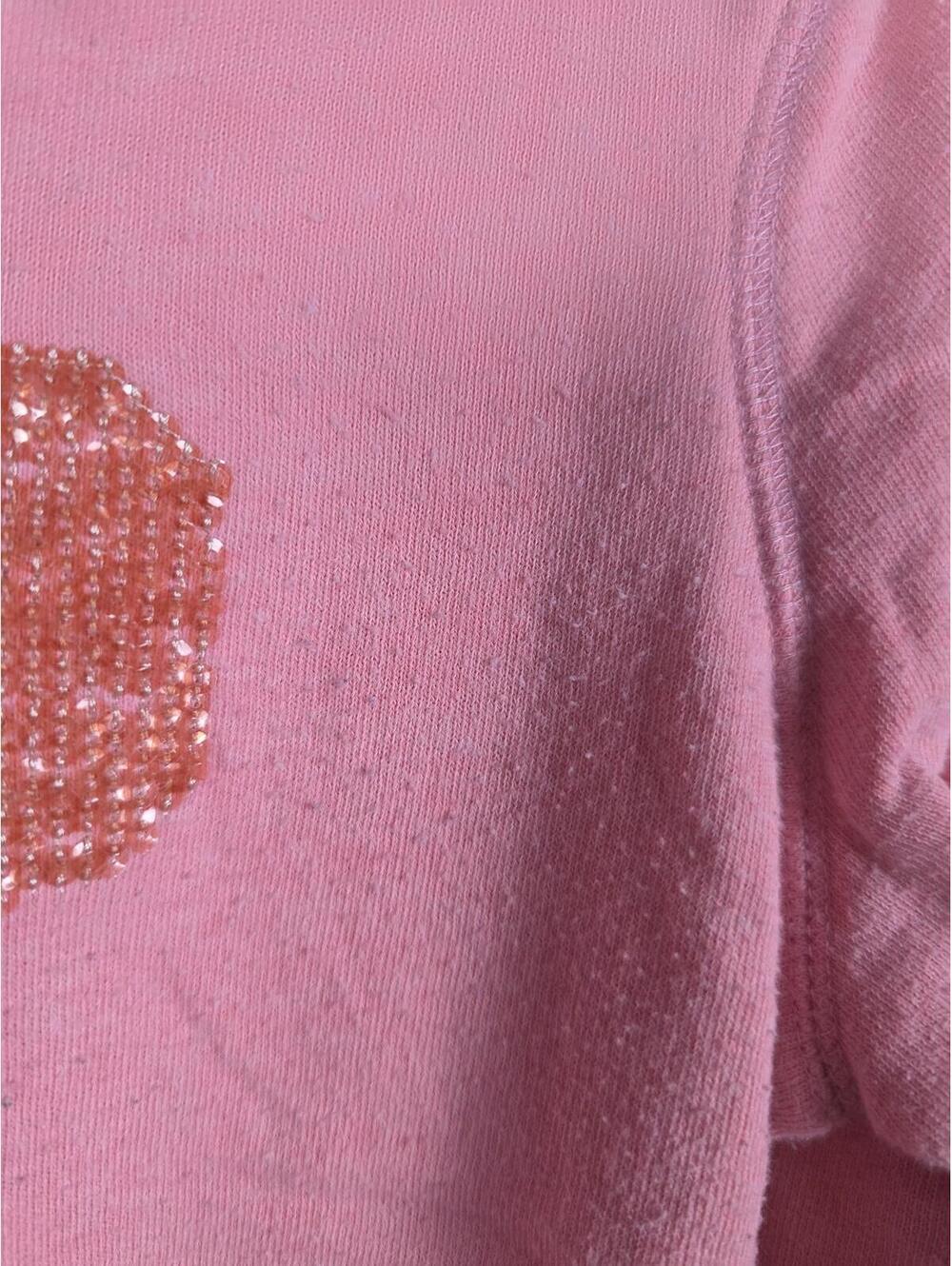 Victorias Secret Pink Bling Logo Sequined Full zip Hoodie Jacket XS - Picture 4 of 6